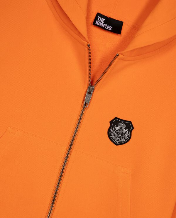 The Kooples DAMEN ORANGE orangefarbenes kapuzensweatshirt