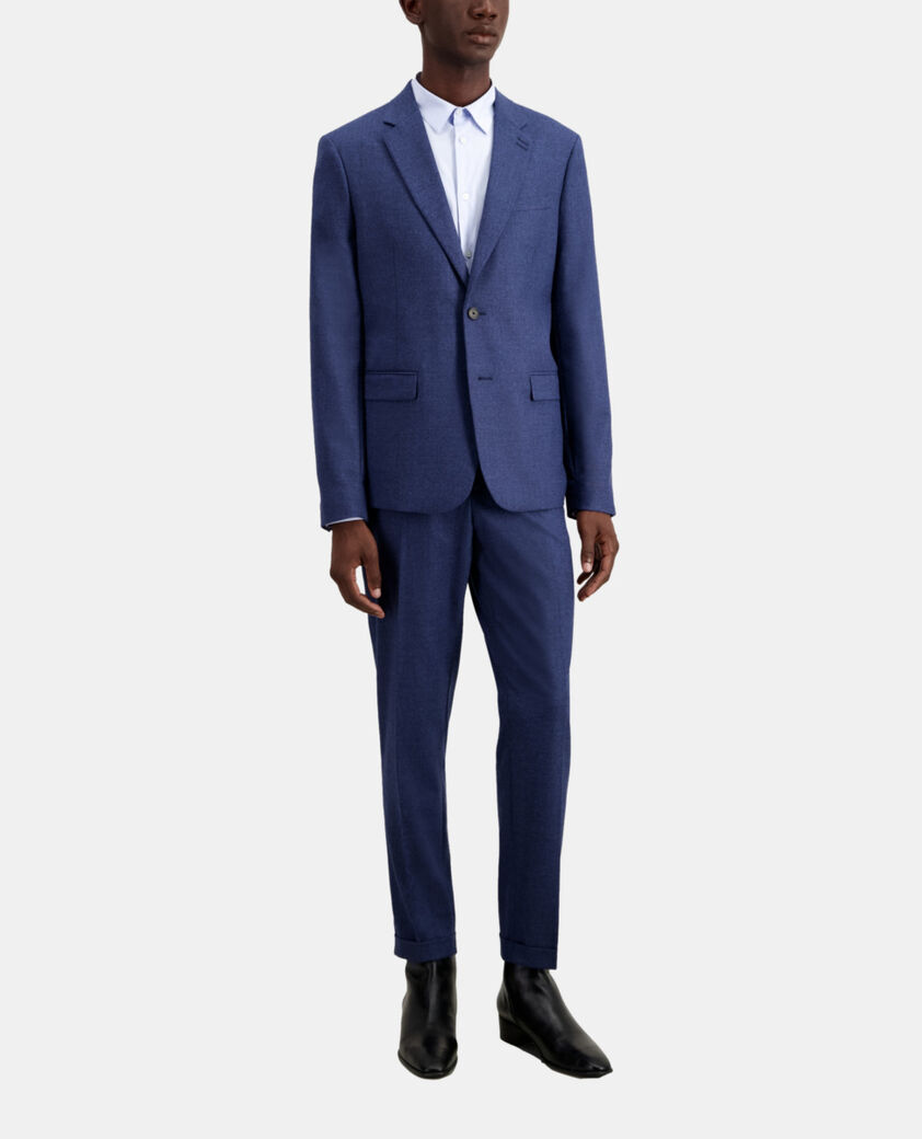 The Kooples MEN BLUE blue flannel blazer