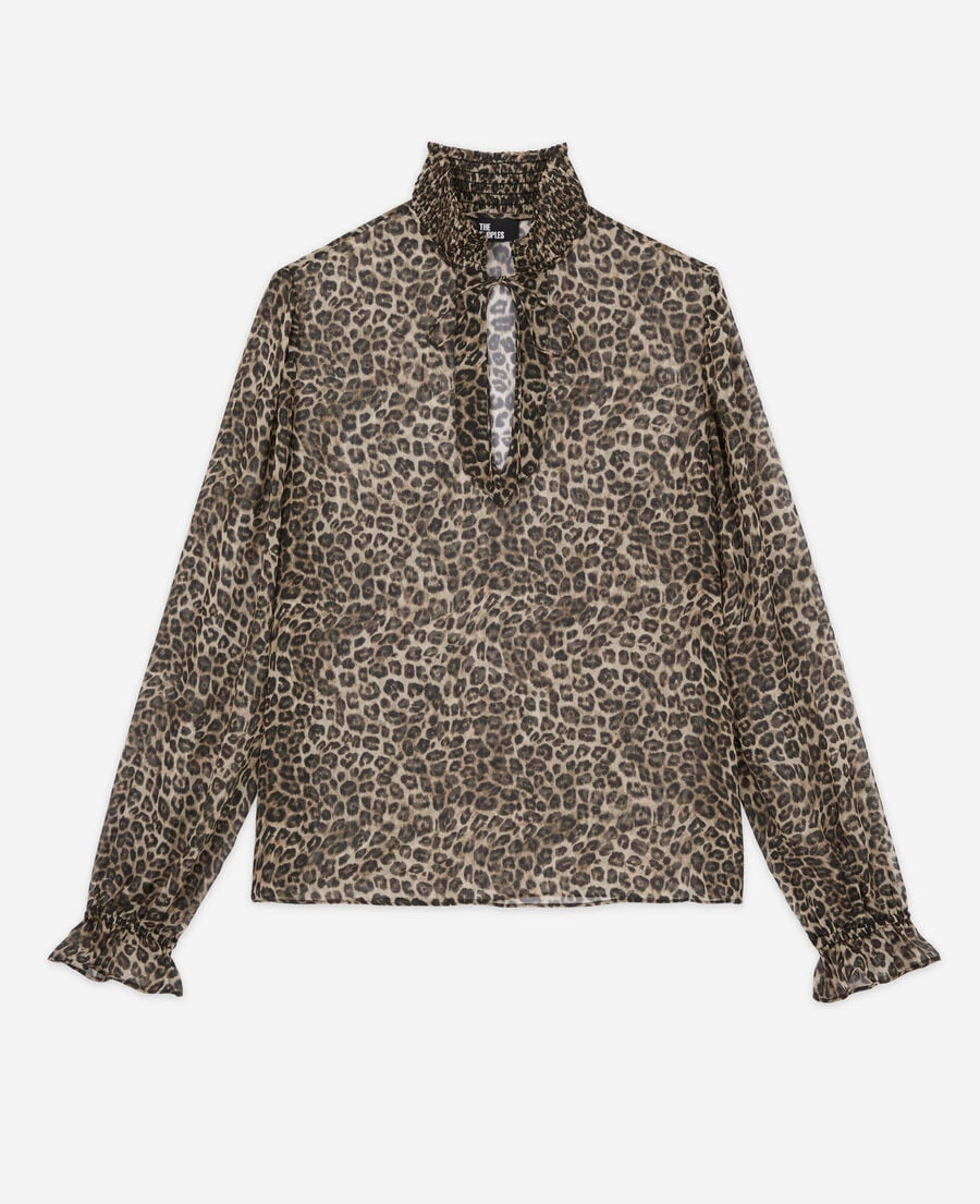 The Kooples FEMME LEOPARD blouse léopard