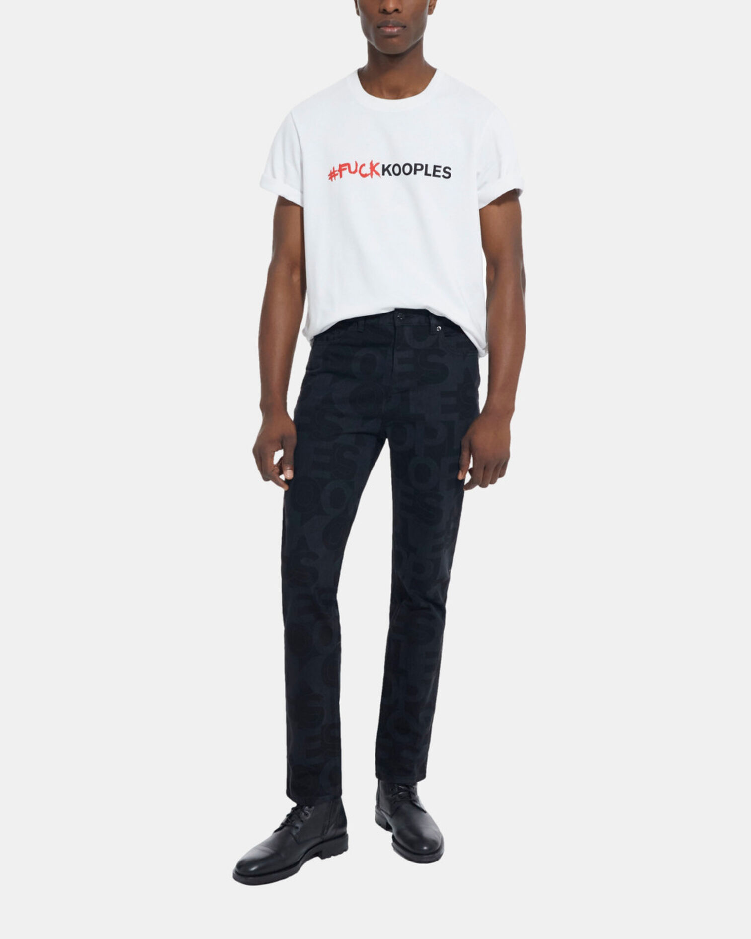 White T-shirt with logo, SNOW WHITE, hi-res image number null