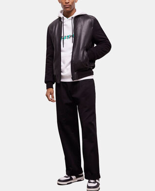 The Kooples HERREN WHITE weißes sweatshirt mit „what is“-schriftzug