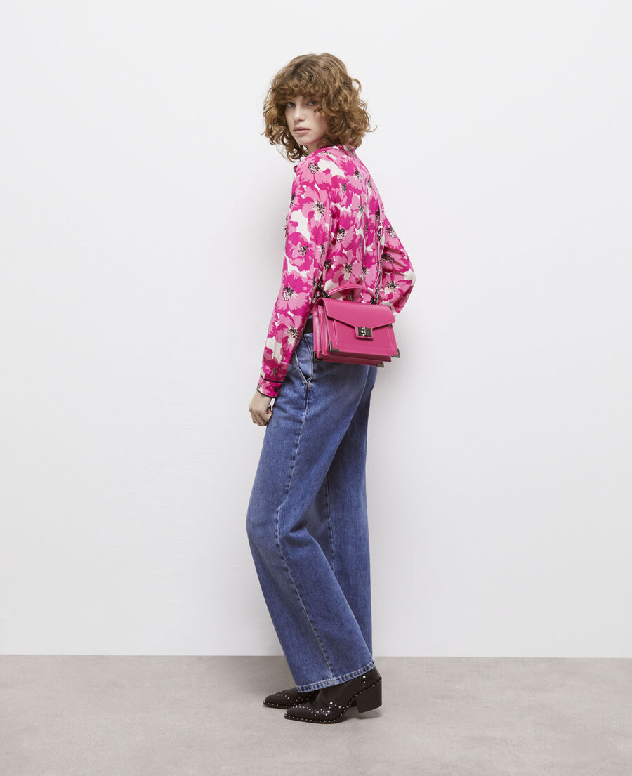 silk printed shirt