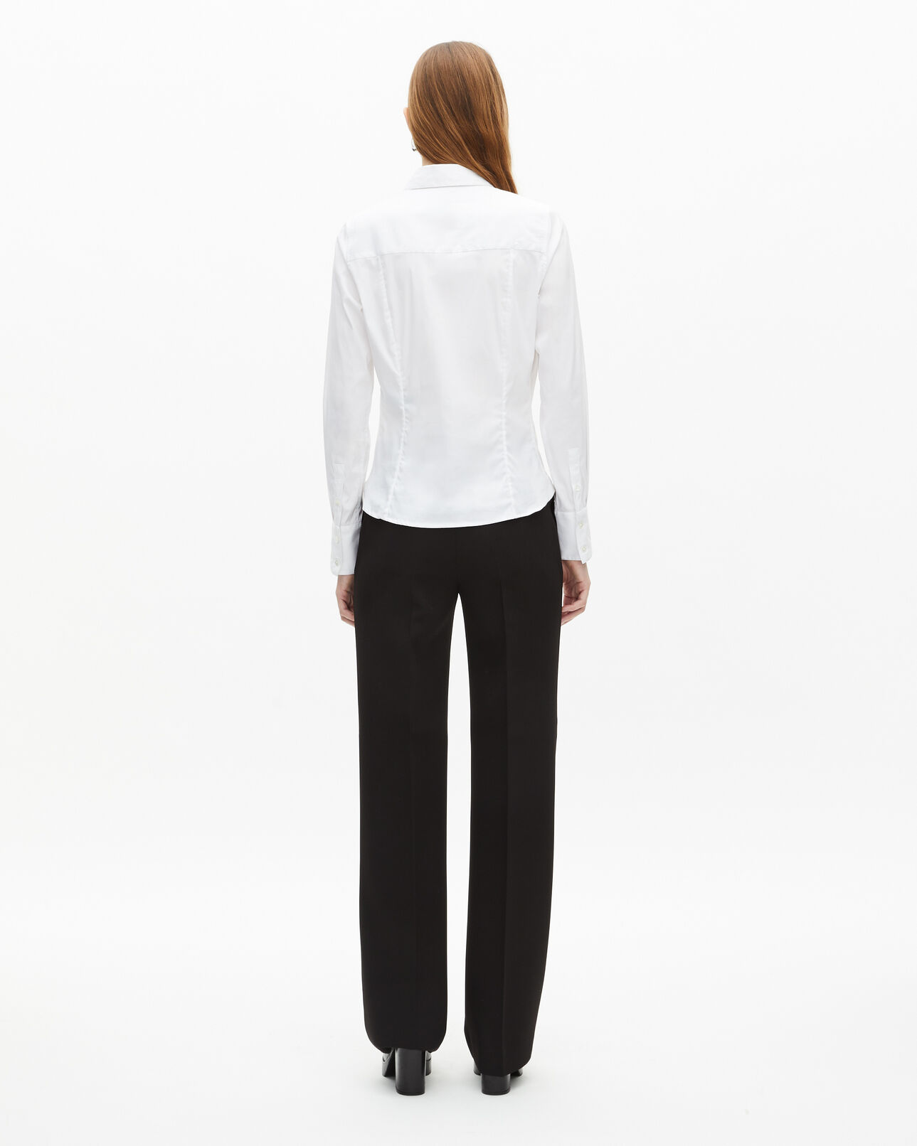 The Kooples WOMEN WHITE white poplin shirt