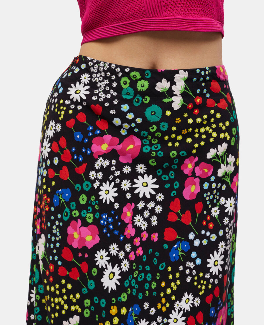 langer rock mit print