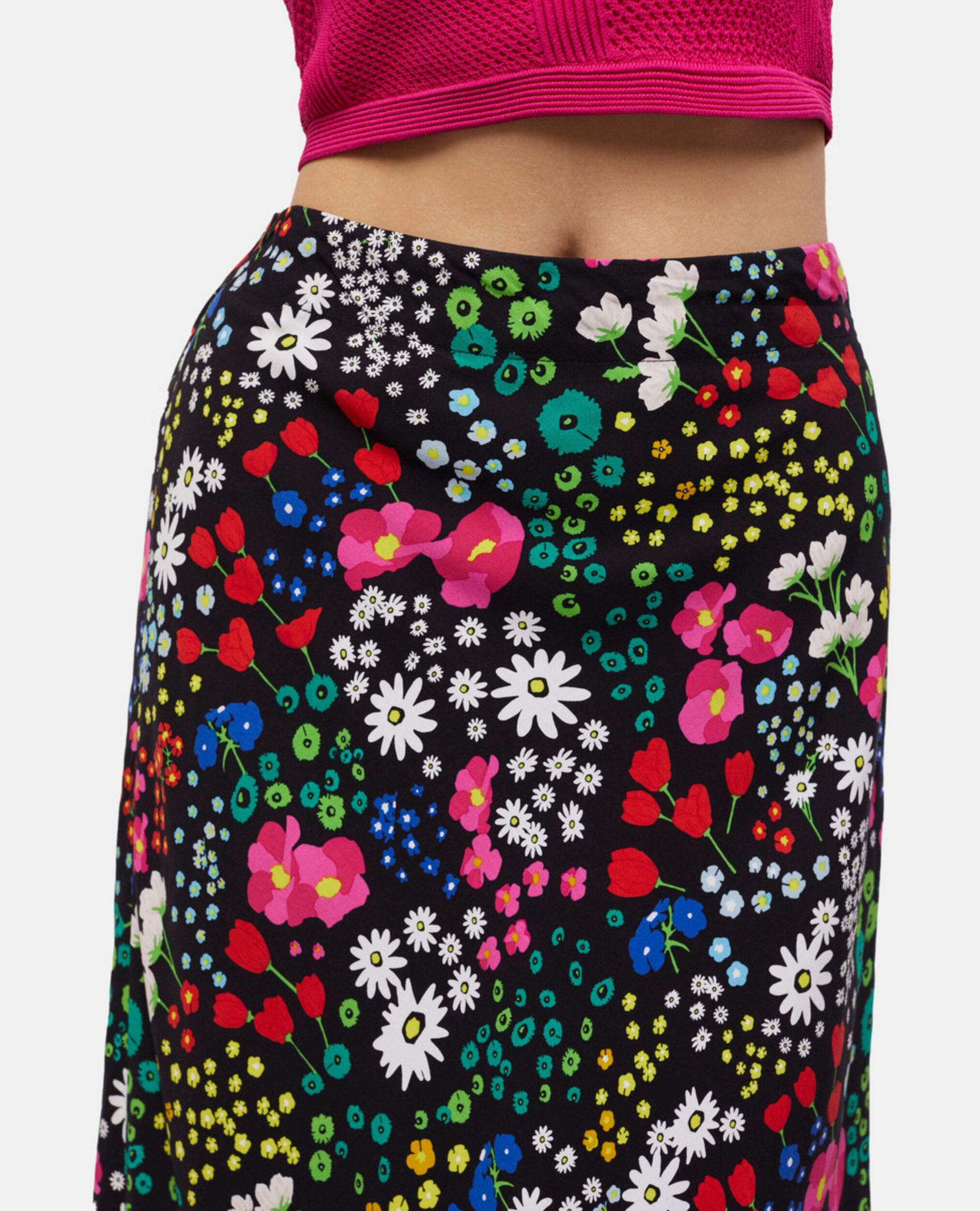 Langer Rock mit Print, MULTICOLOR, hi-res image number null