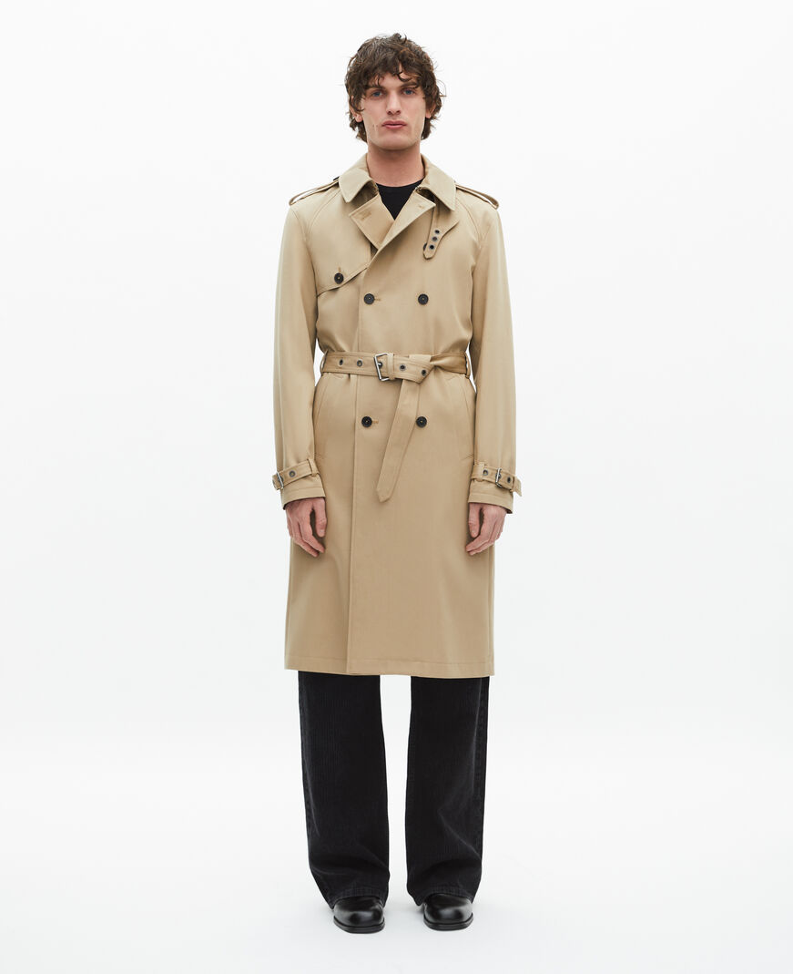 The Kooples HOMBRE BEIGE gabardina larga beige