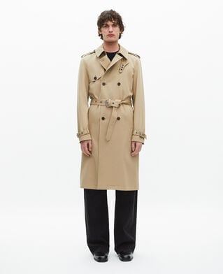The Kooples HOMBRE BEIGE gabardina larga beige