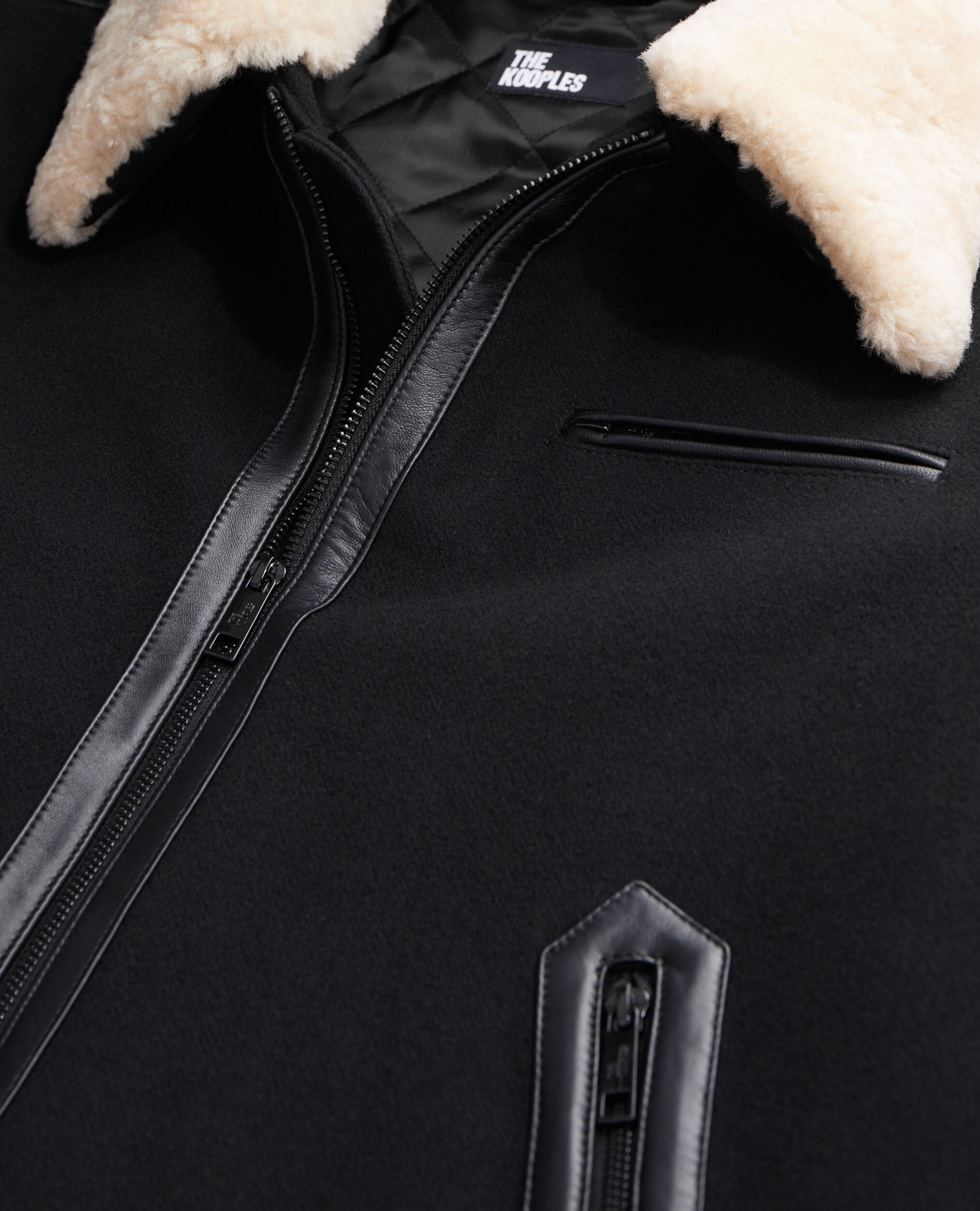 Kooples leather bomber jacket new arrivals