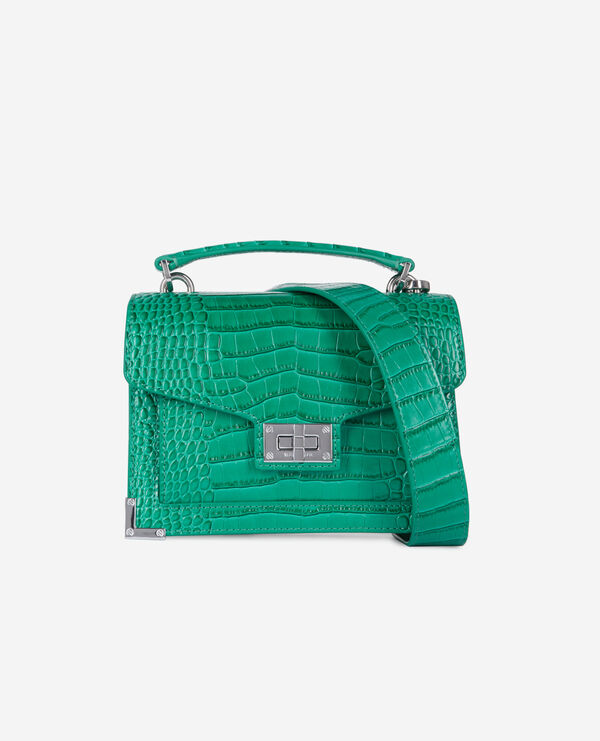 emily small green leather bag