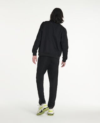 The Kooples HOMME BLACK jogging technique noir à bande logo