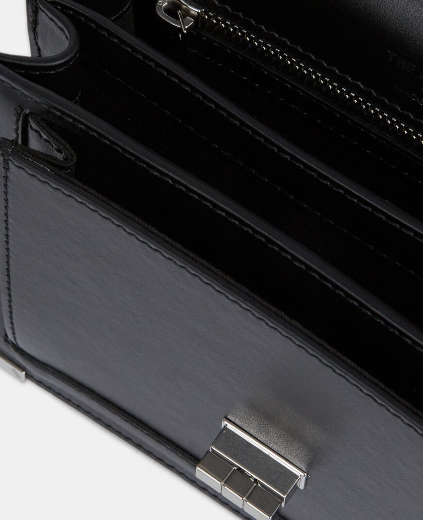 The Kooples FEMME BLACK STONE sac emily small en cuir noir