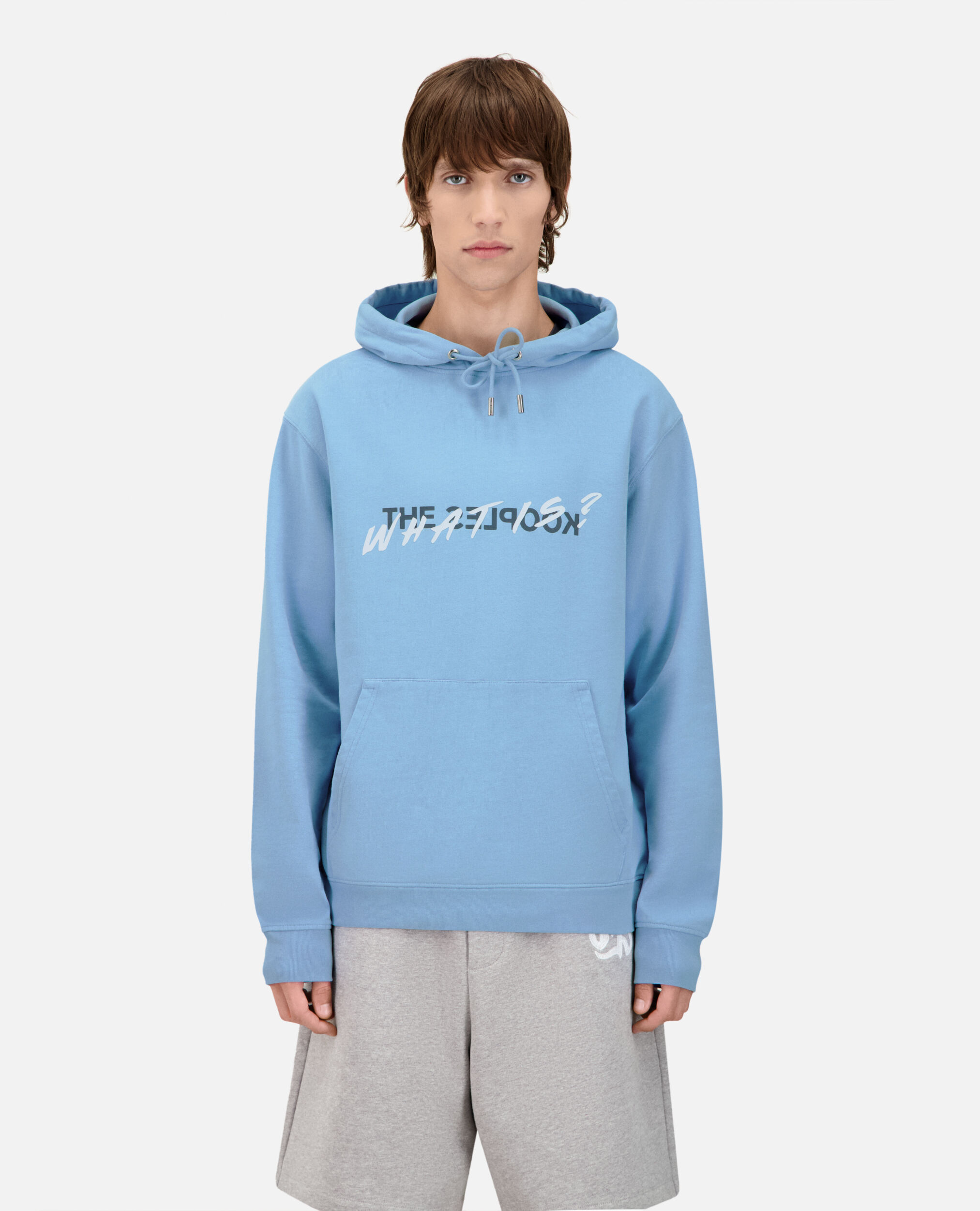 Sudadera capucha What is azul, STEEL BLUE, hi-res image number null