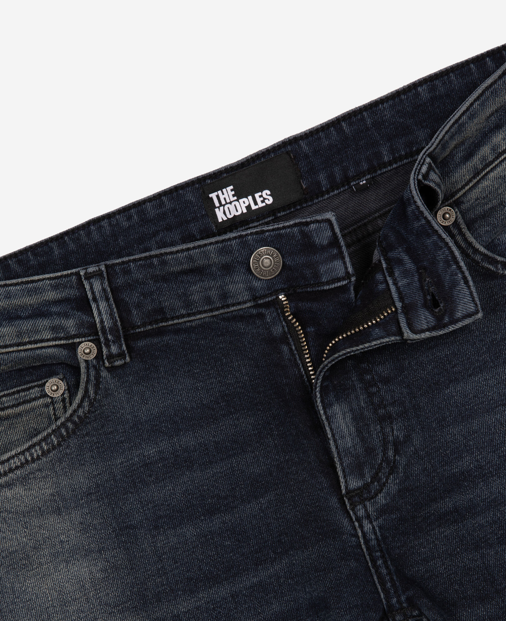 The Kooples WOMEN BLUE ELECTRIC dark blue slim jeans
