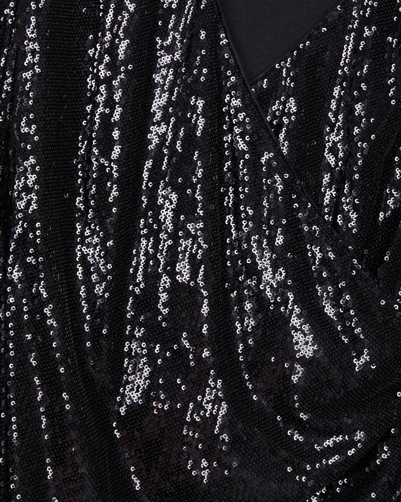 The Kooples WOMEN BLACK short black sequin dress