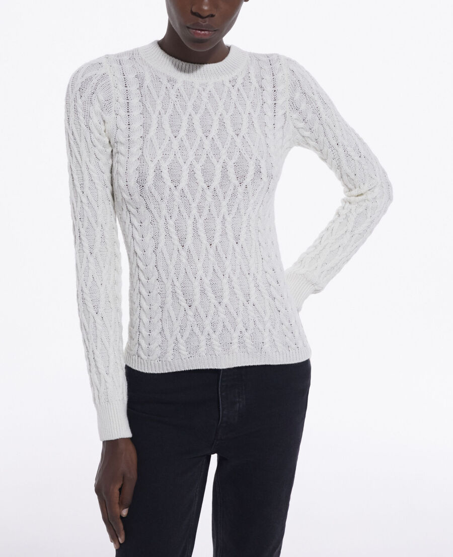 ecru wool sweater