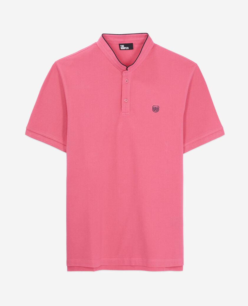 The Kooples HOMME OLD PINK polo rose en coton