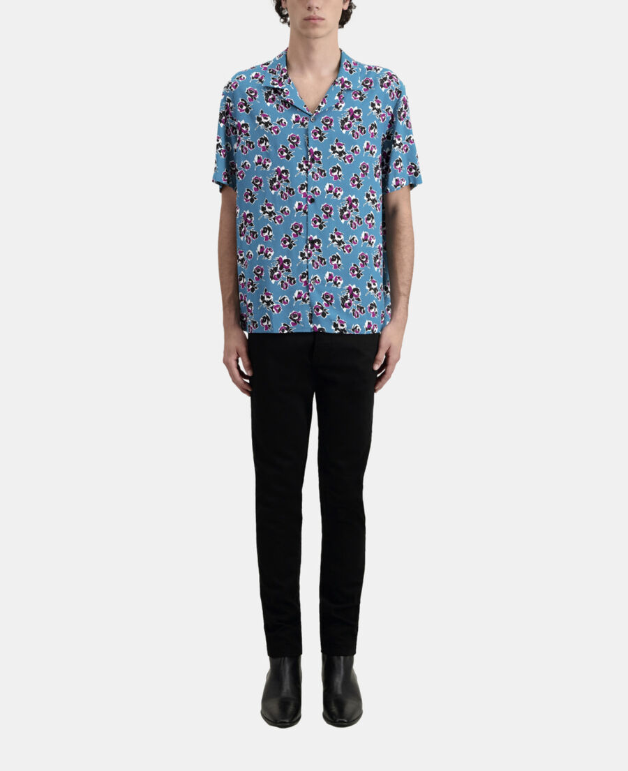 short sleeved printed shirt