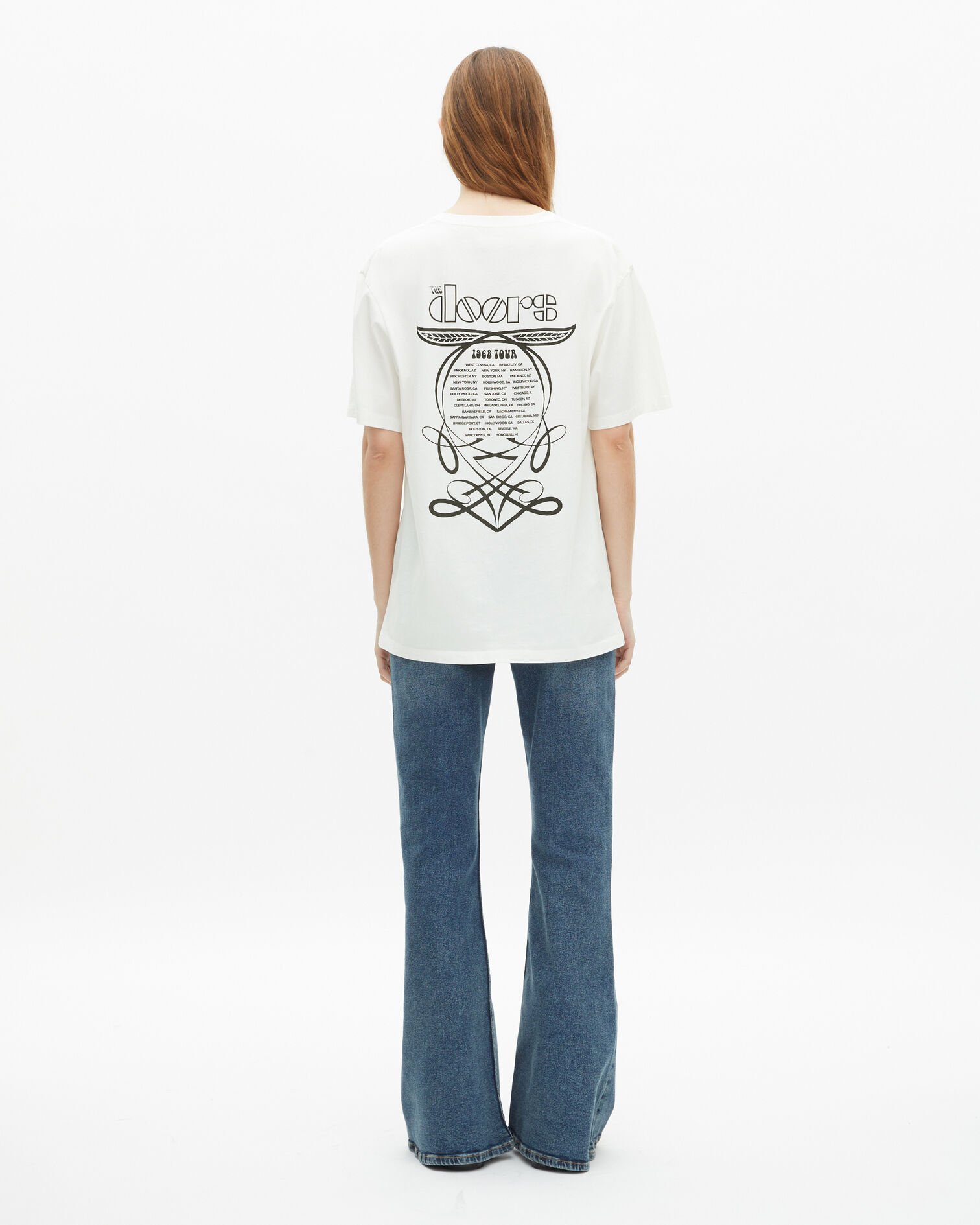 T-shirt mixte The Doors X The Kooples écru, ECRU, hi-res image number null
