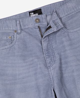 The Kooples H BLUE blue corduroy straight-leg jeans