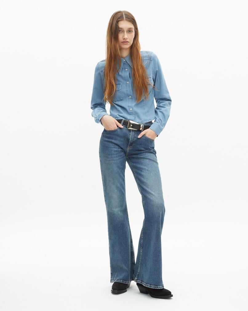 The Kooples FEMME BABY BLUE chemise en denim