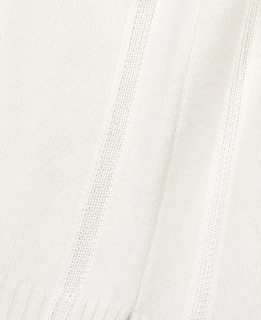 The Kooples WOMEN ECRU ecru cashmere sweater 