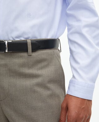 The Kooples HOMME BLUE chemise formelle col officier bleu ciel 