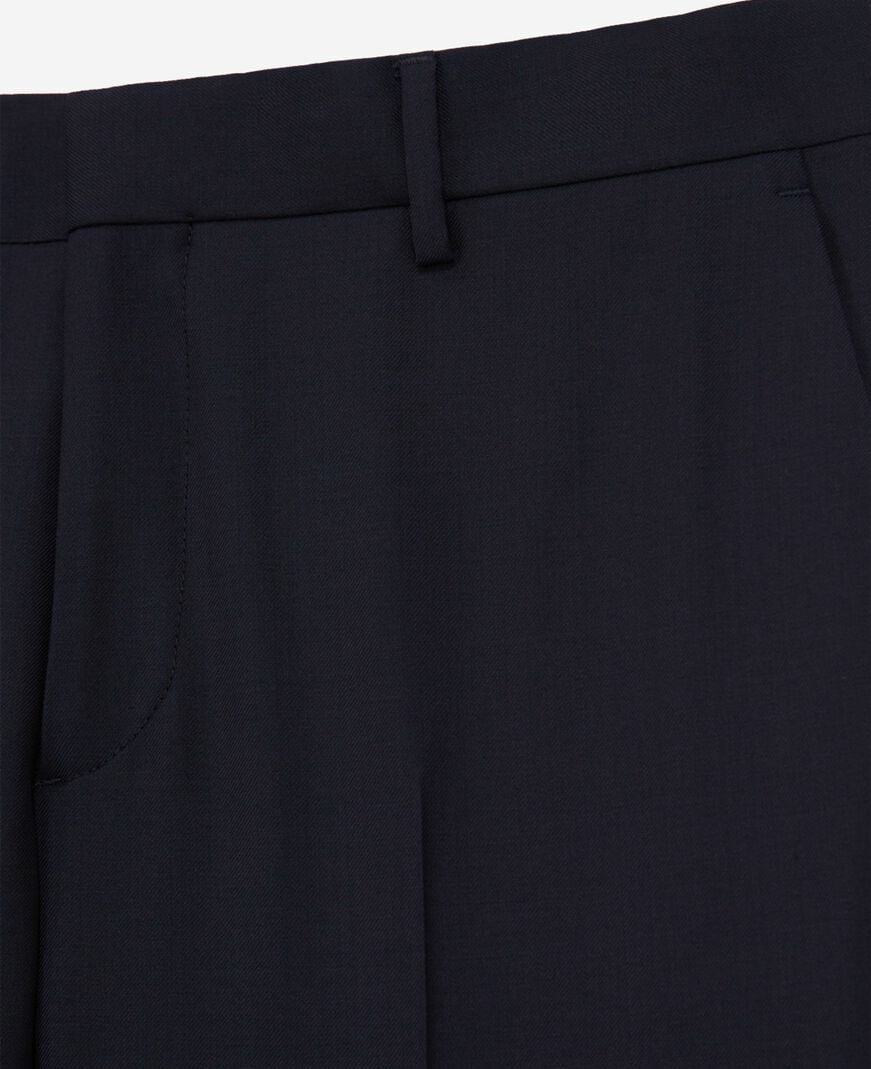 The Kooples MEN DARK NAVY blue slim-fit wool suit pants