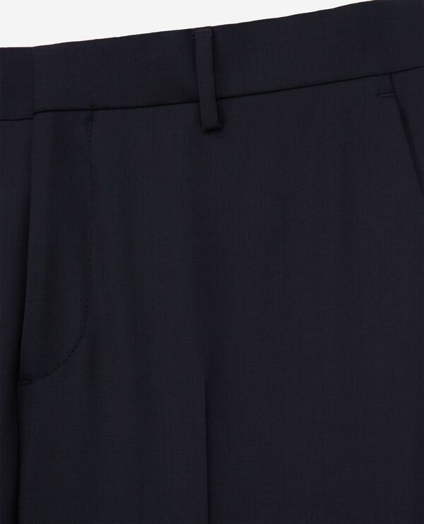 The Kooples MEN DARK NAVY blue slim-fit wool suit pants