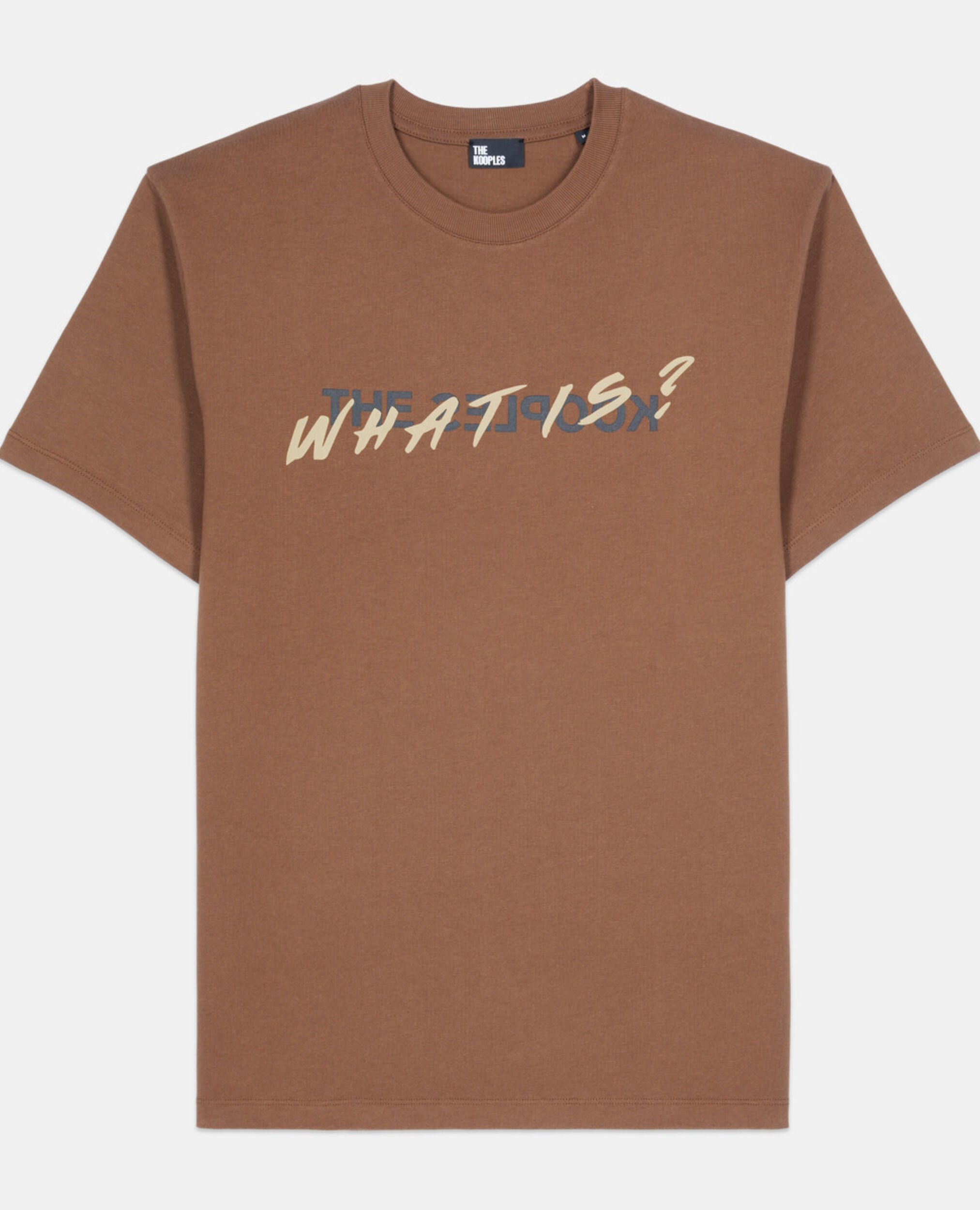 Brown What is t-shirt, BROWN, hi-res image number null