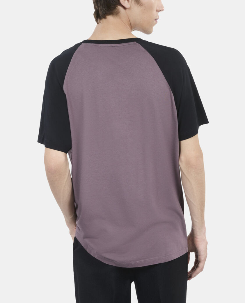 The Kooples HERREN BROWN braunes t-shirt mit siebdruck