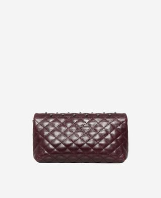 The Kooples DAMEN BURGUNDY erbschaftsmappe small aus bordeauxrotem leder