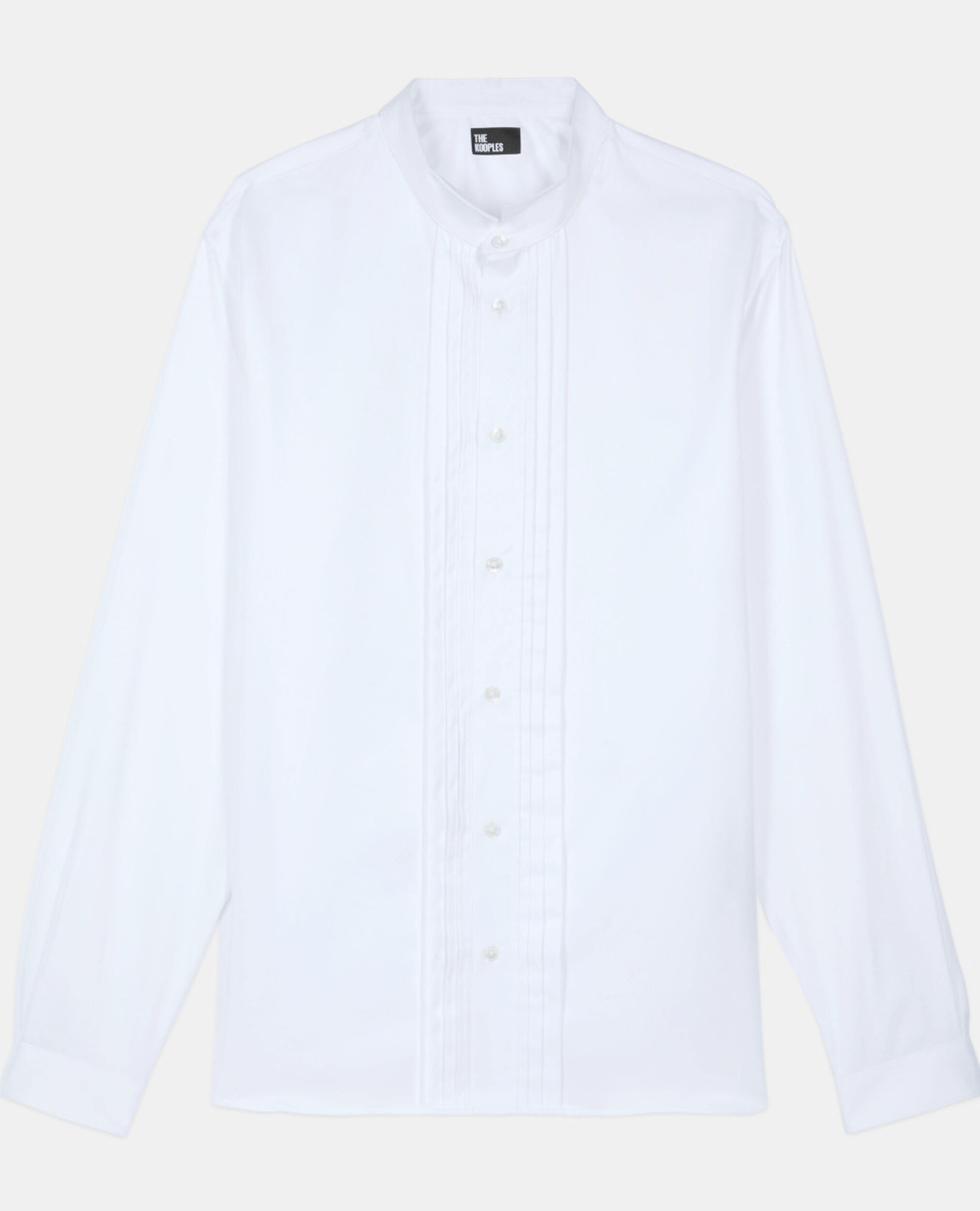 White formal shirt, WHITE, hi-res image number null