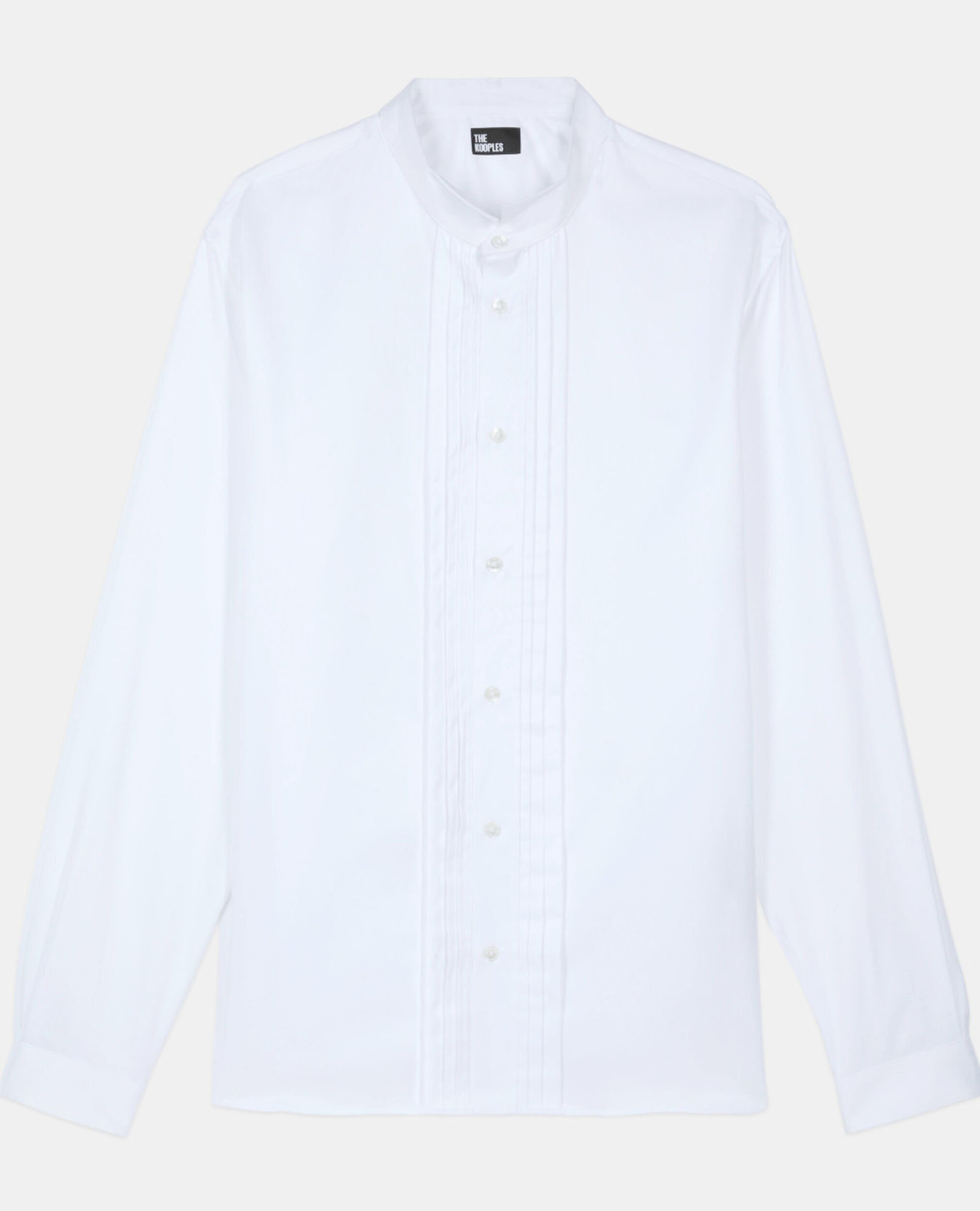 White formal shirt, WHITE, hi-res image number null