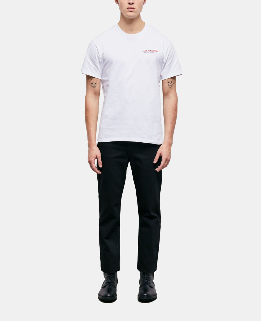 t-shirt homme i love kooples blanc