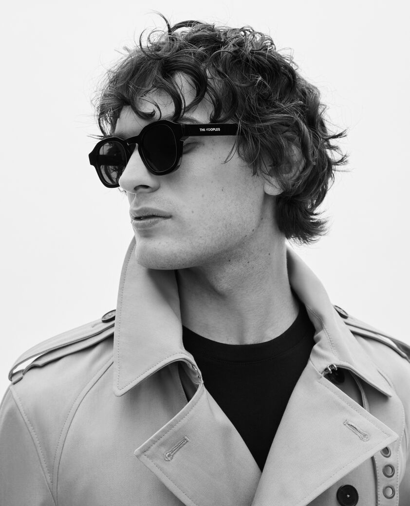 The Kooples HOMME BEIGE trench coupe large beige