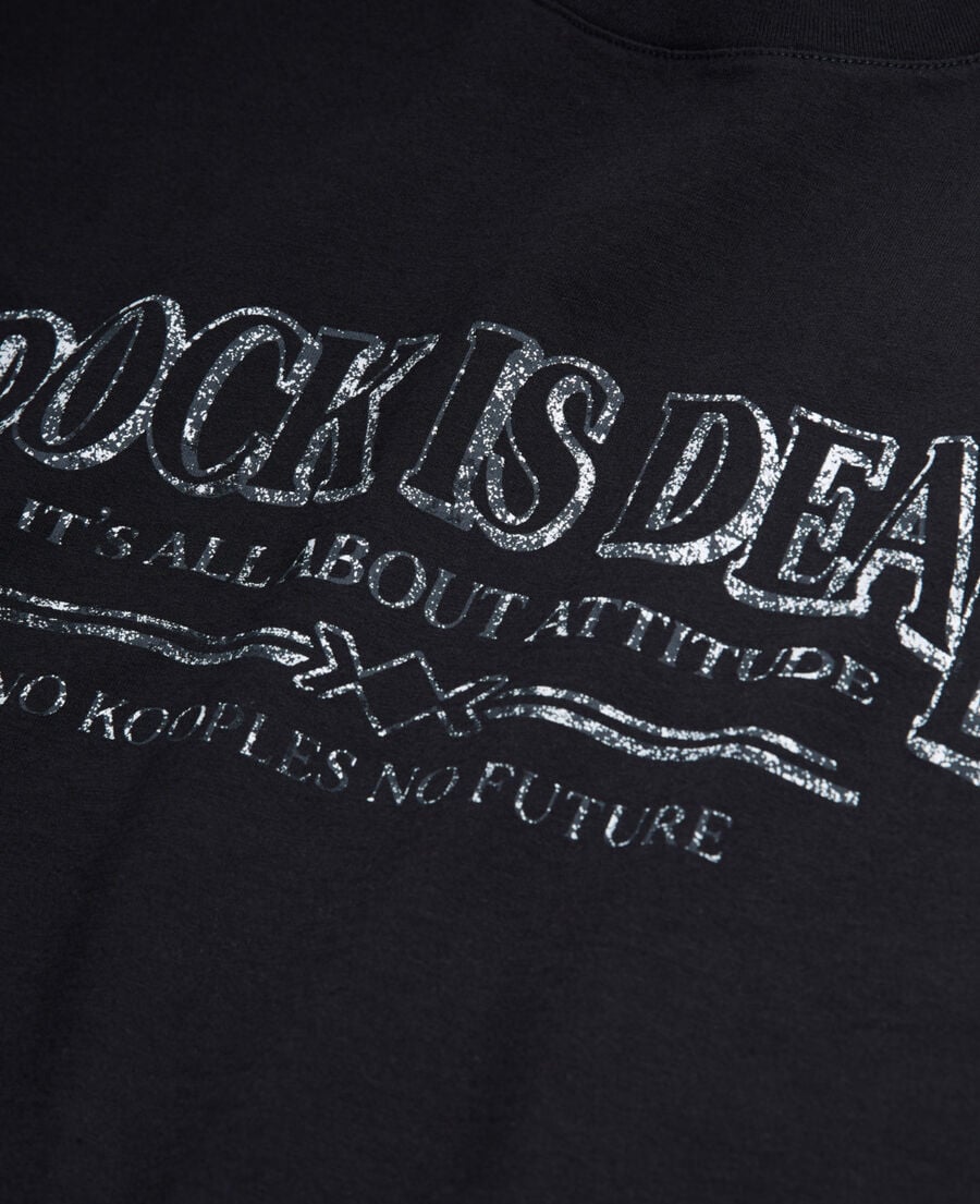 The Kooples MEN BLACK WASHED gray t-shirt