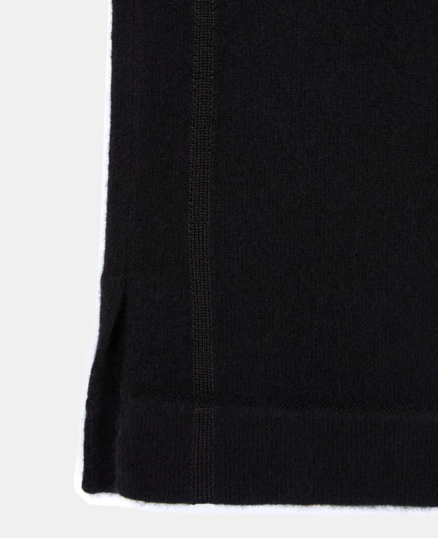 The Kooples DAMEN BLACK schwarze hose aus kaschmirwolle