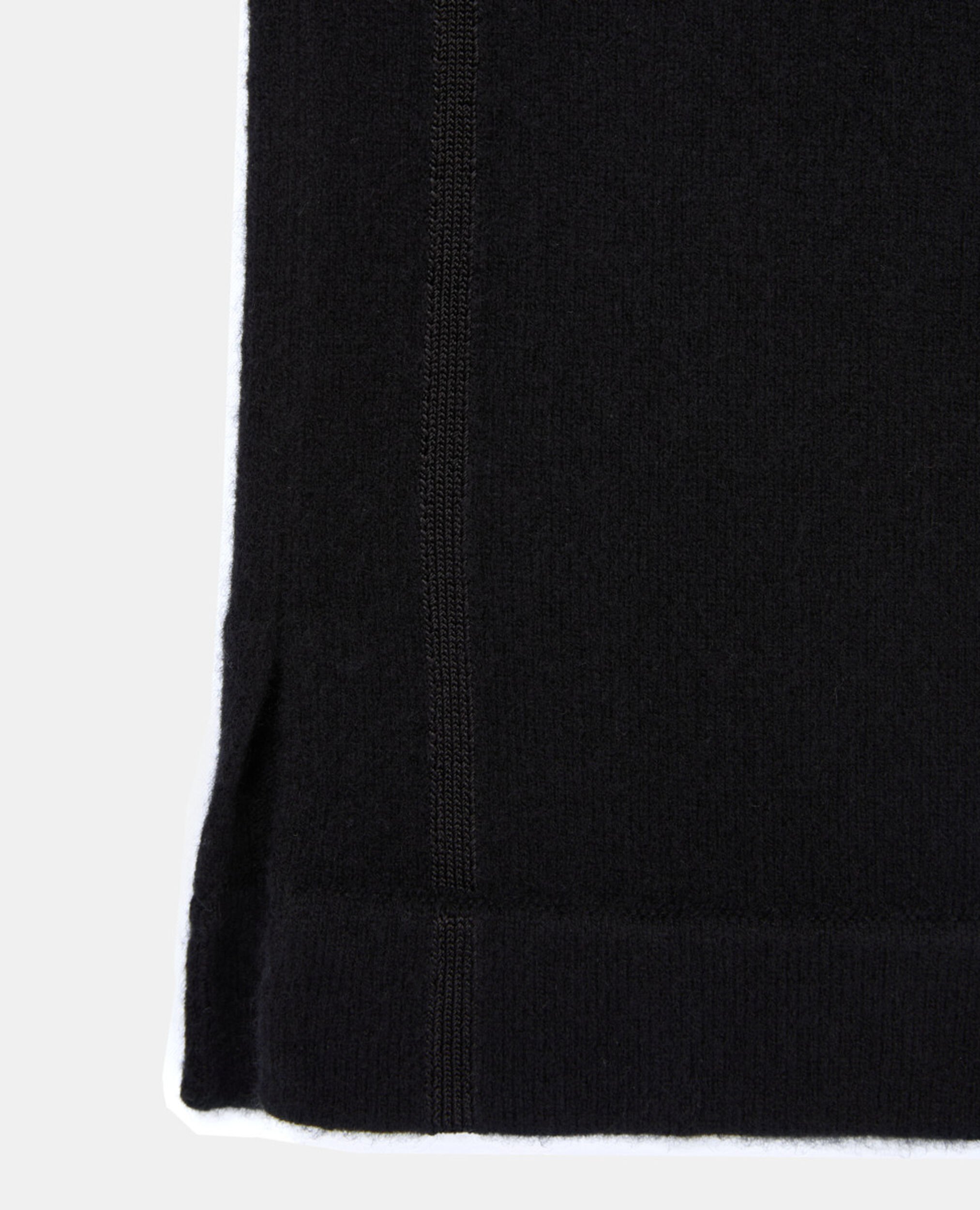 Schwarze Hose aus Kaschmirwolle, BLACK, hi-res image number null
