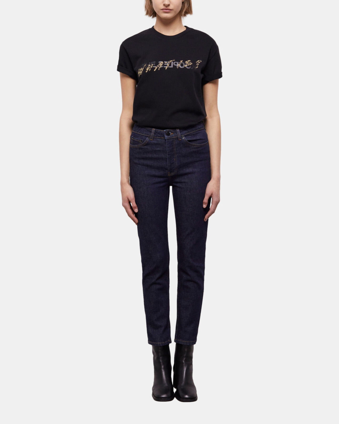 The Kooples MUJER BLUE BRUT vaqueros slim azules