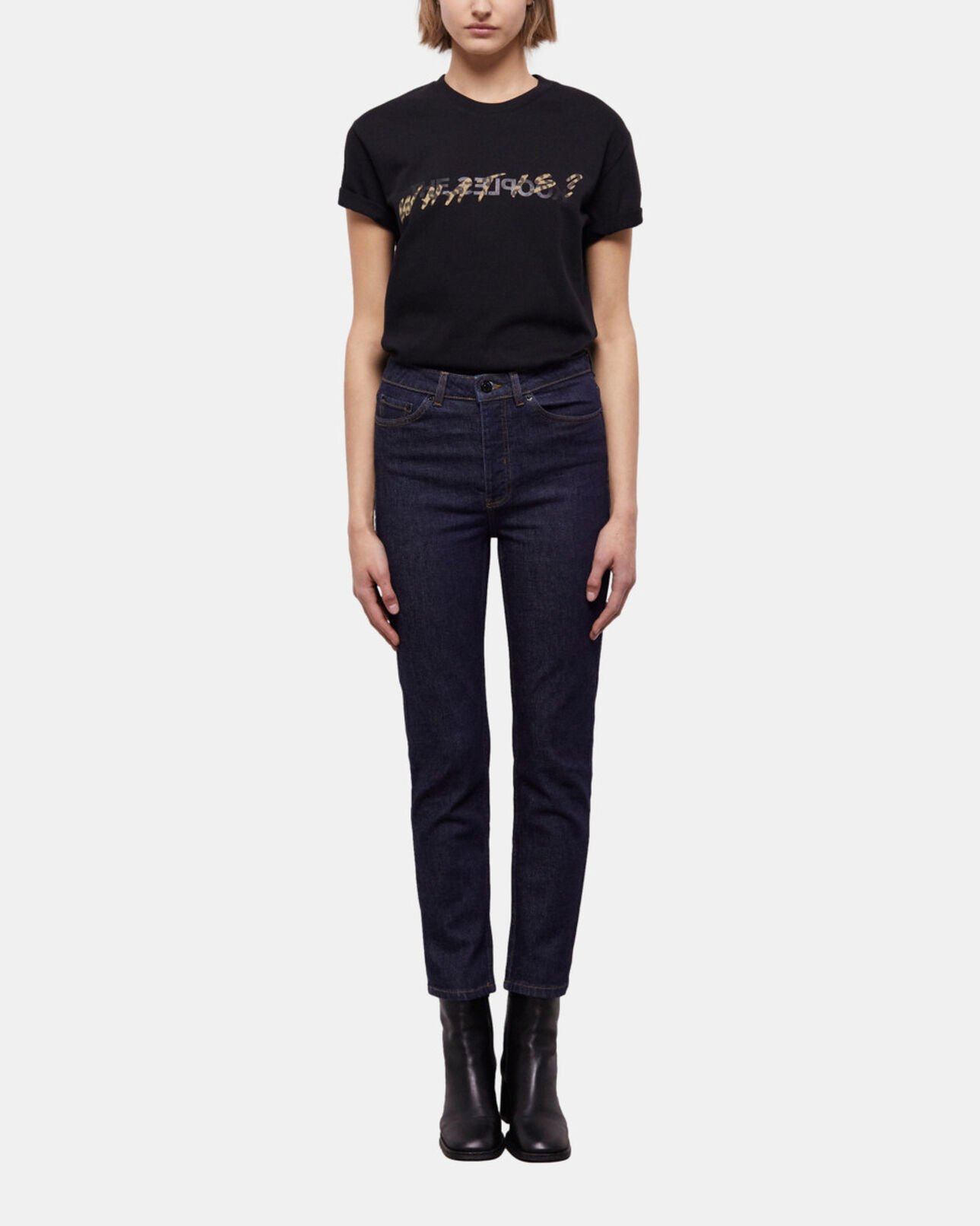 The Kooples MUJER BLUE BRUT vaqueros slim azules