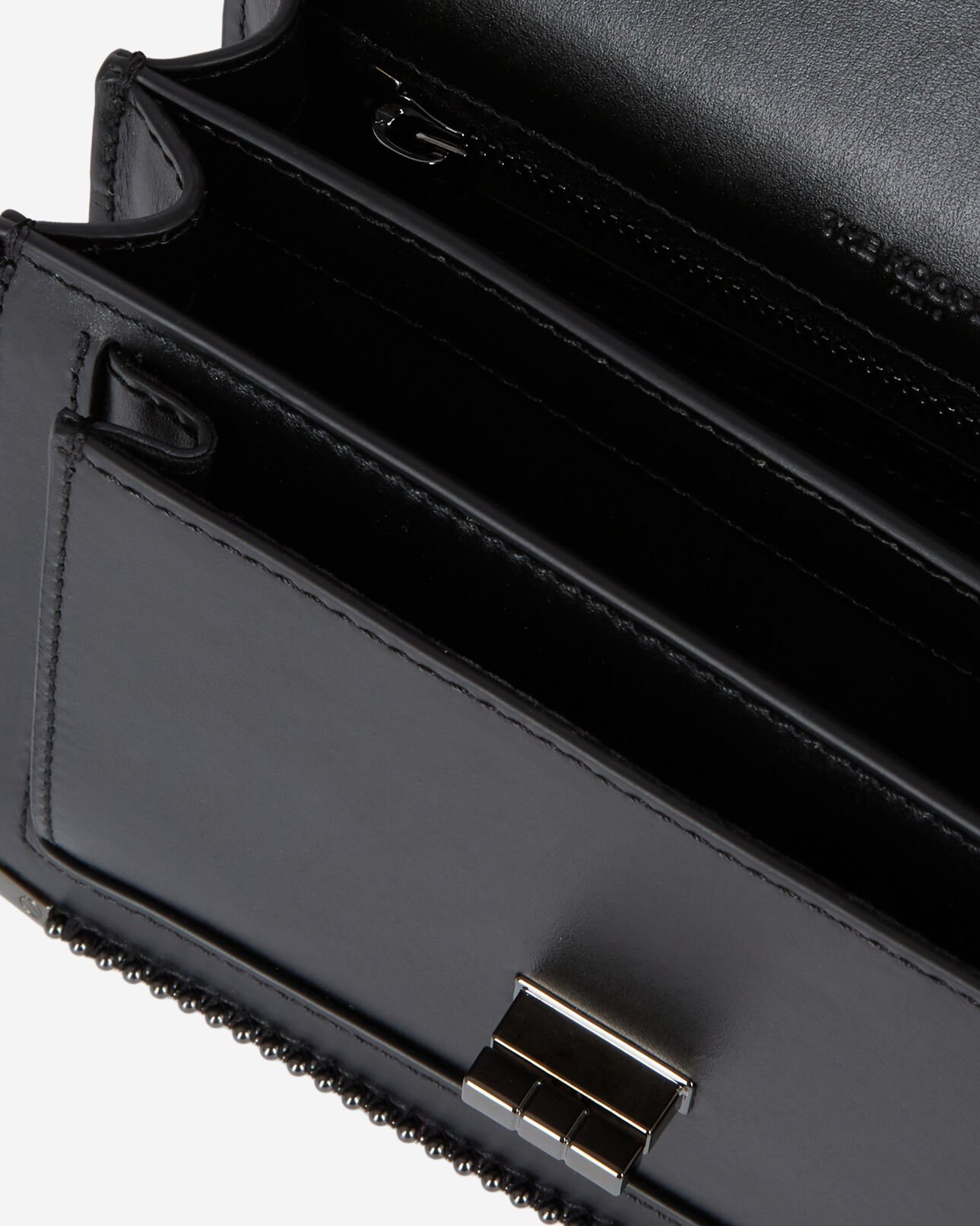 The Kooples WOMEN BLACK small emily bag in black leather