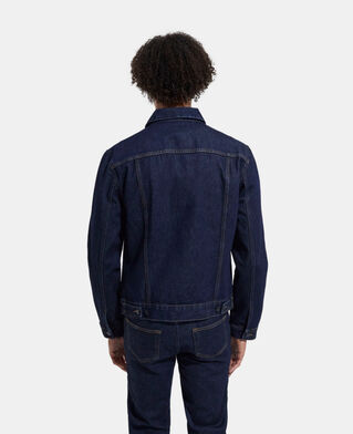 The Kooples HOMME BLUE BRUT blouson en jean bleu