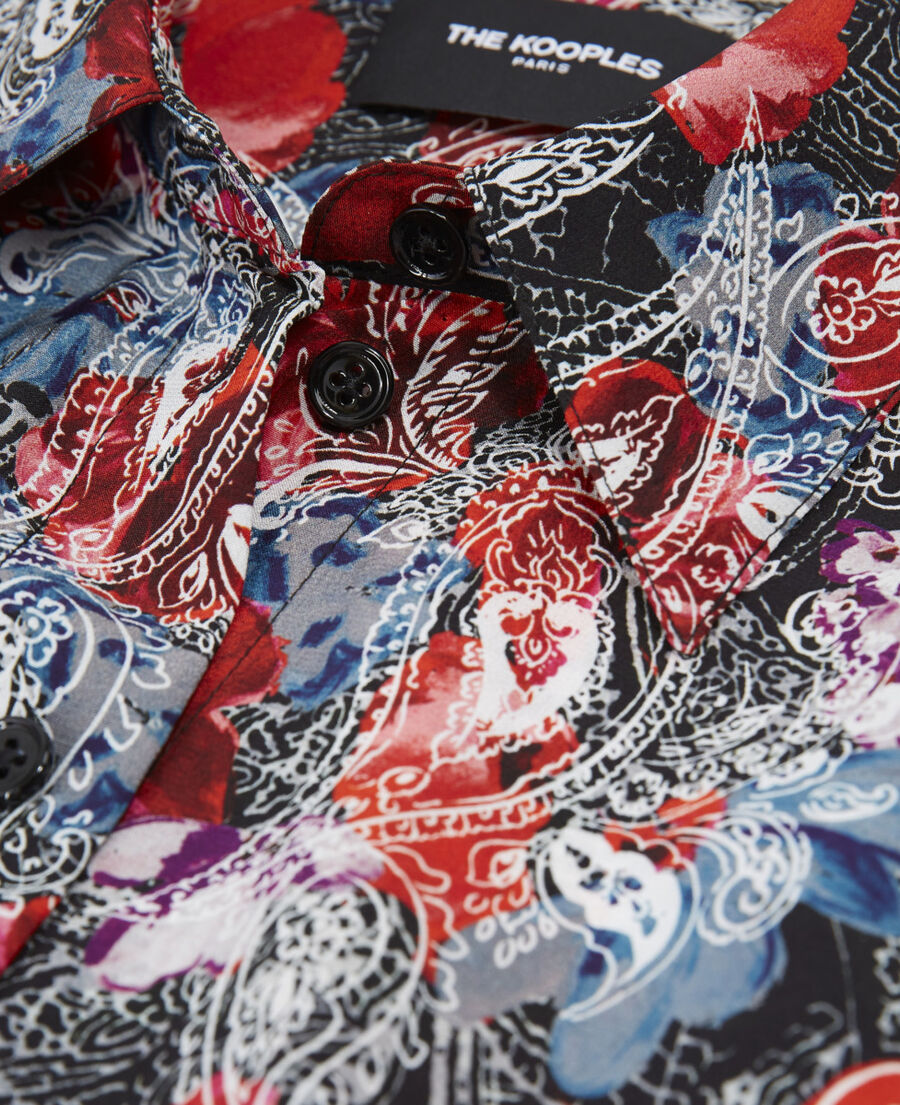 The Kooples F RED multicolour printed silk shirt