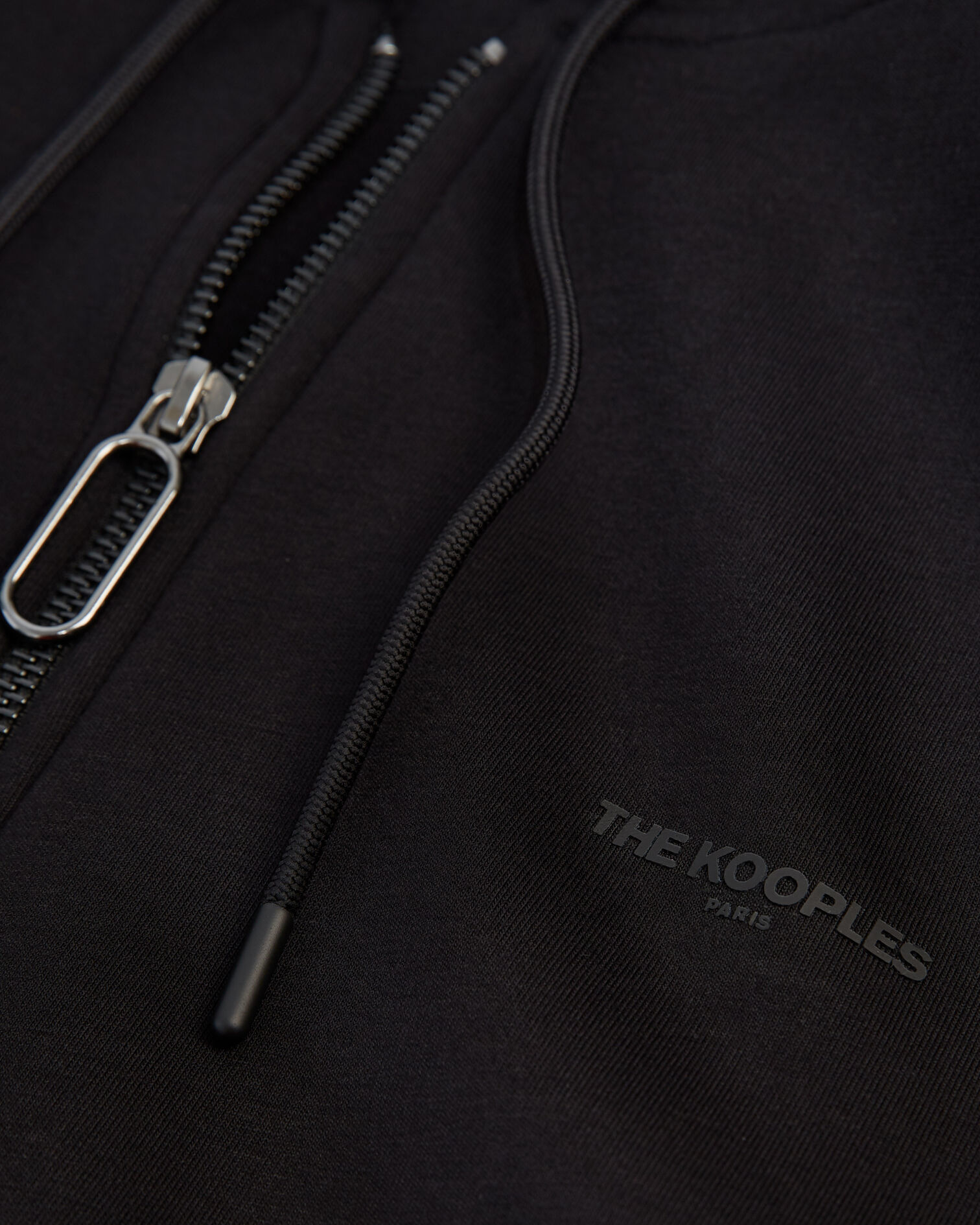 Sweat avec zip noir, BLACK, hi-res image number null
