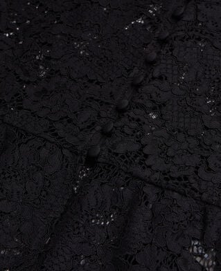 The Kooples FEMME BLACK top en dentelle noir