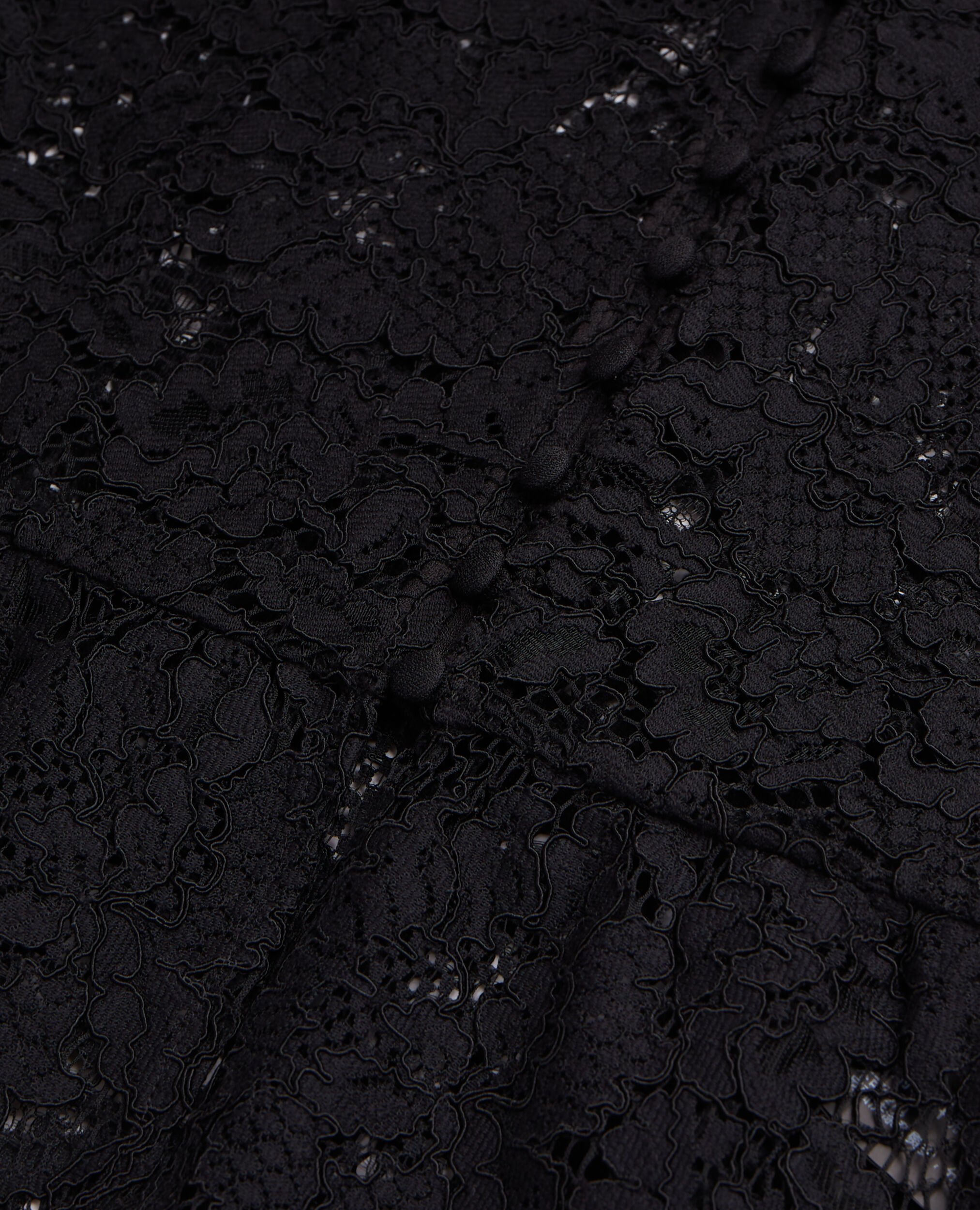 Top en dentelle noir, BLACK, hi-res image number null
