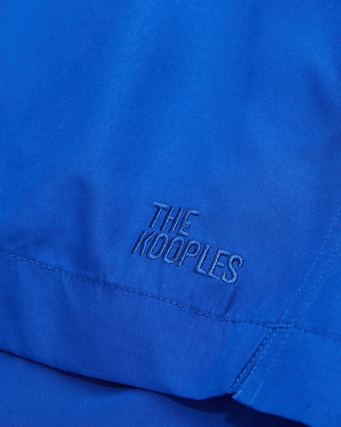 The Kooples HERREN BLUE blaue badeshorts mit logo