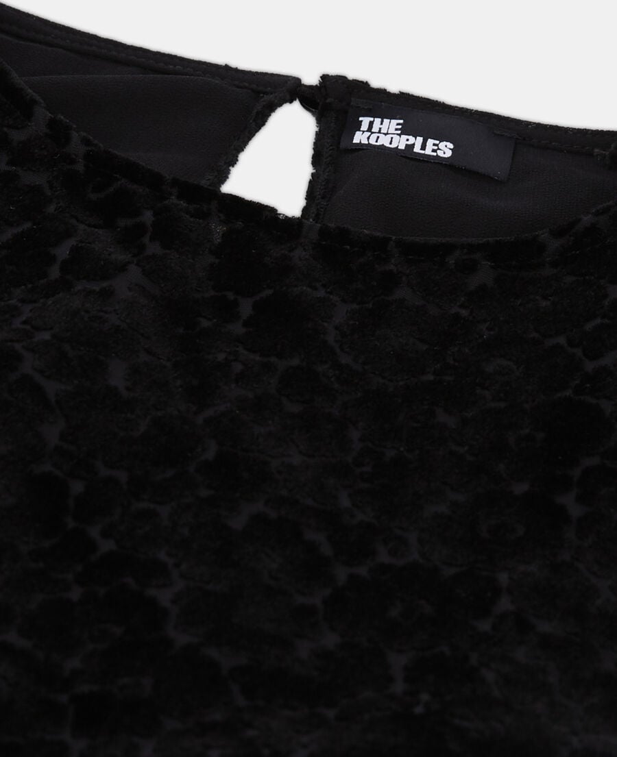 The Kooples WOMEN BLACK short black dress