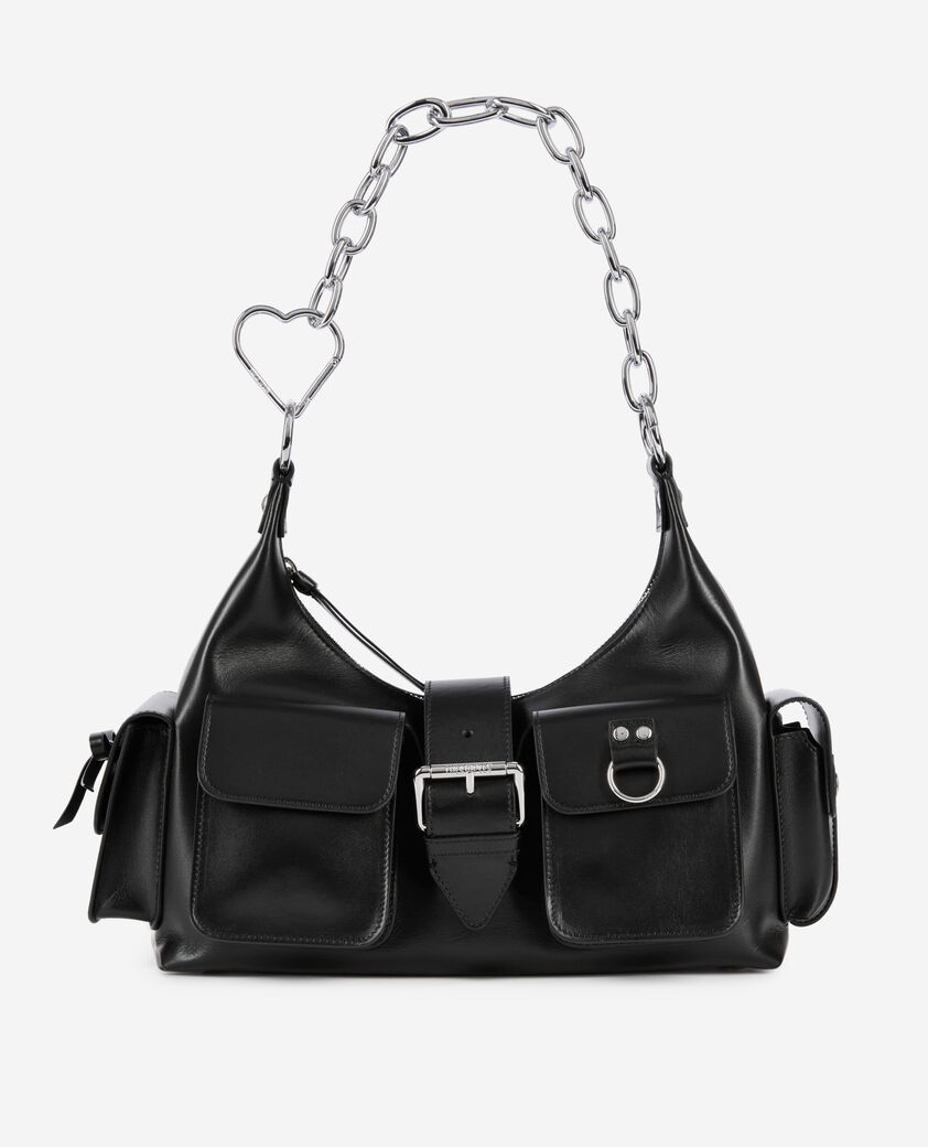 The Kooples FEMME SILVER cha&icirc;ne de sac amelia argent&eacute;e