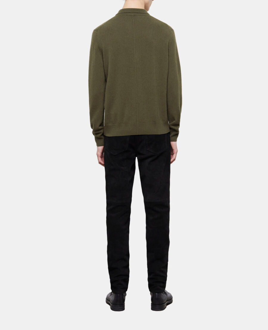 khaki cashmere sweater